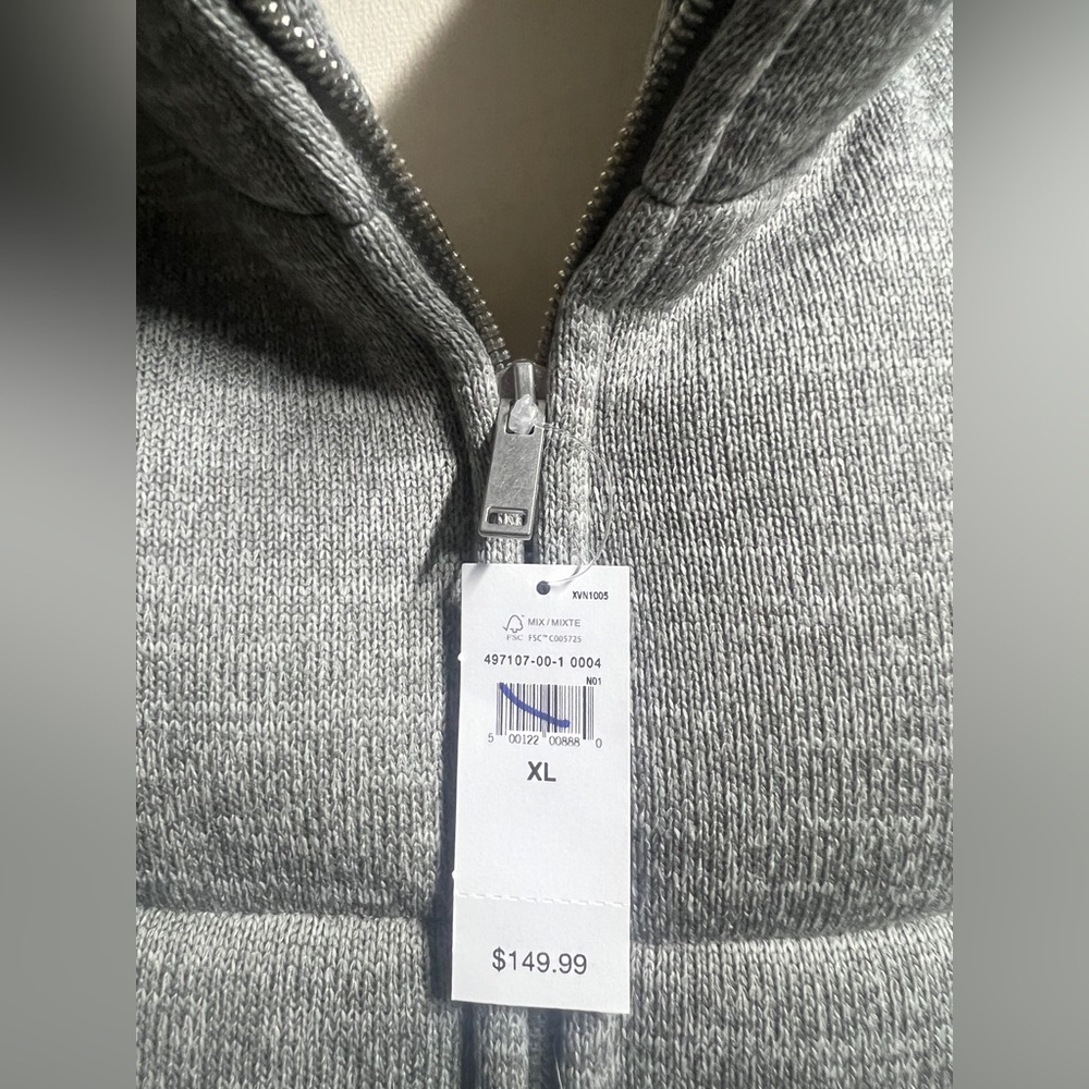 GAP Women's Light Gray Puffer Coat - Picture 8 of 10